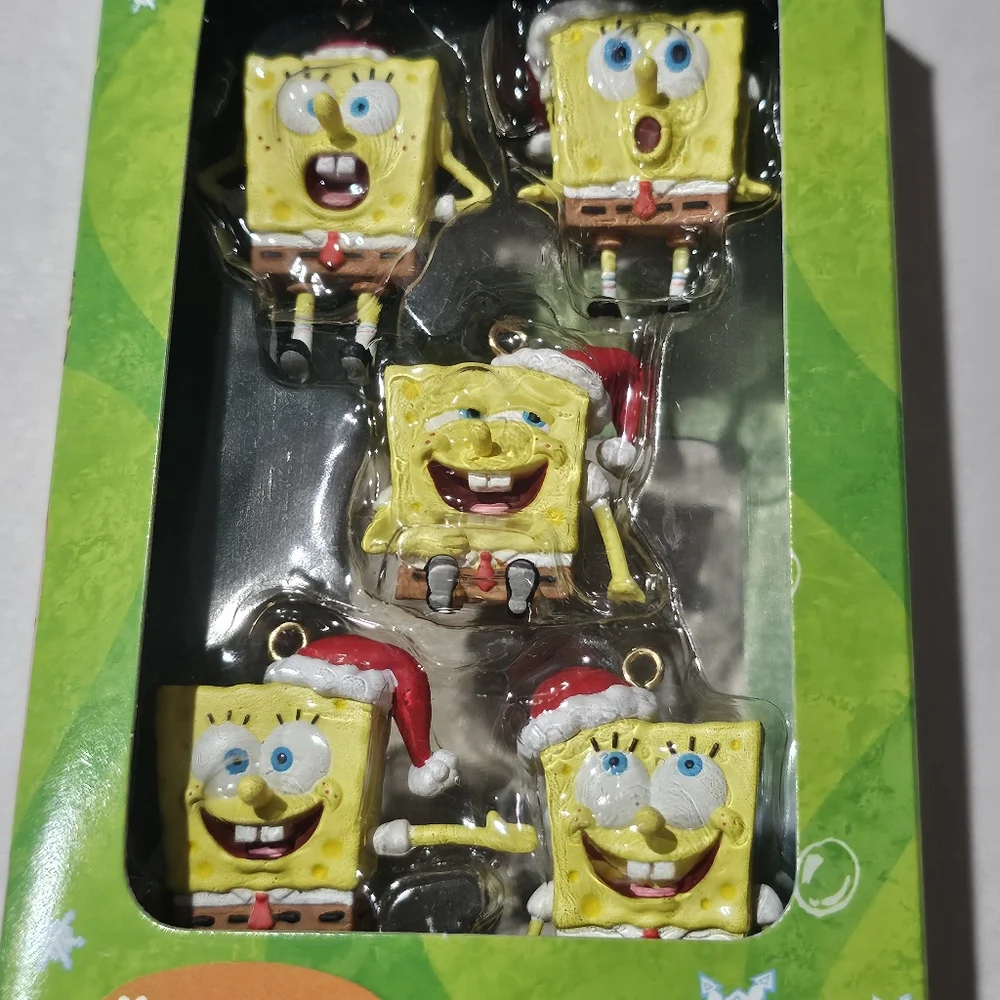 SpongeBob SquarePants Holiday Ornaments Nickelodeon L👀K Christmas in July